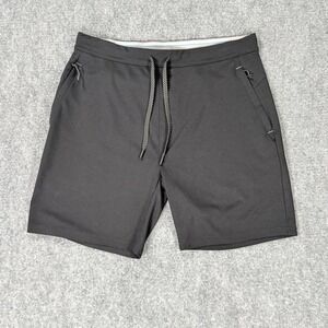 Mack Weldon Atlas Shorts Men's Large Black 7" Inseam Drawstring